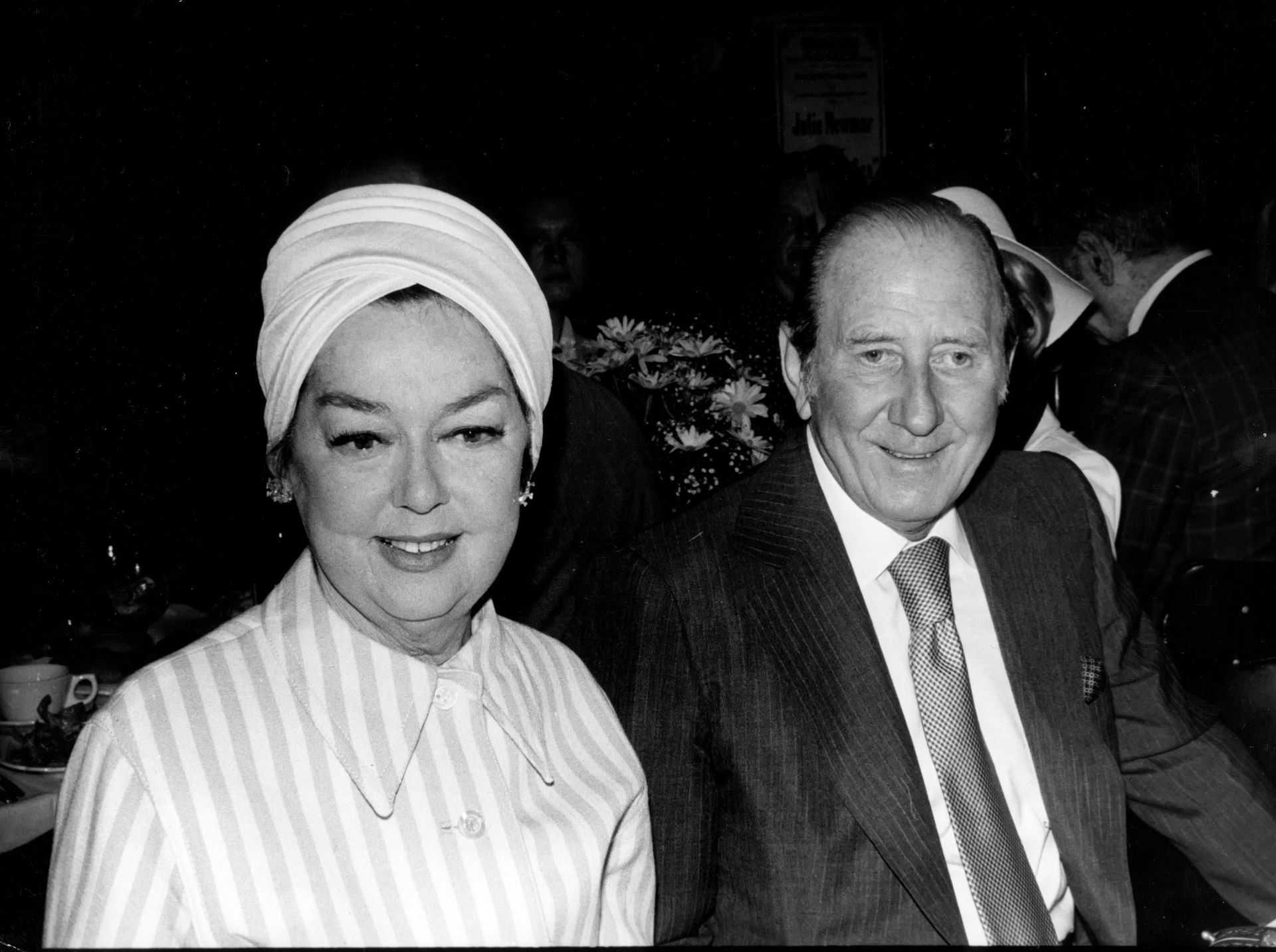 Rosalind Russell and Frederick Brisson (Photo by PL Gould/Images/Getty Images)