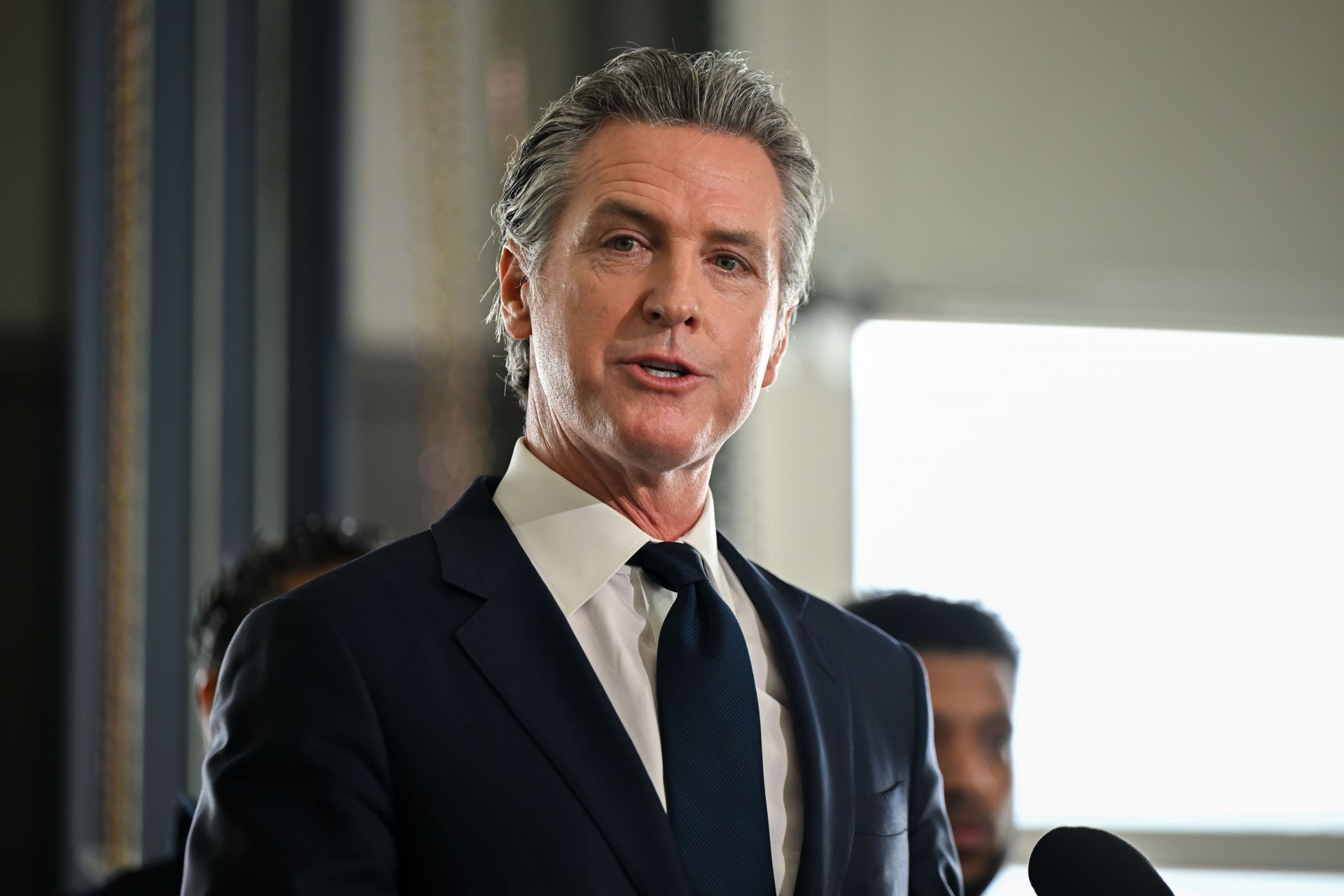 Press conference of California Governor Gavin Newsom - Source: Getty