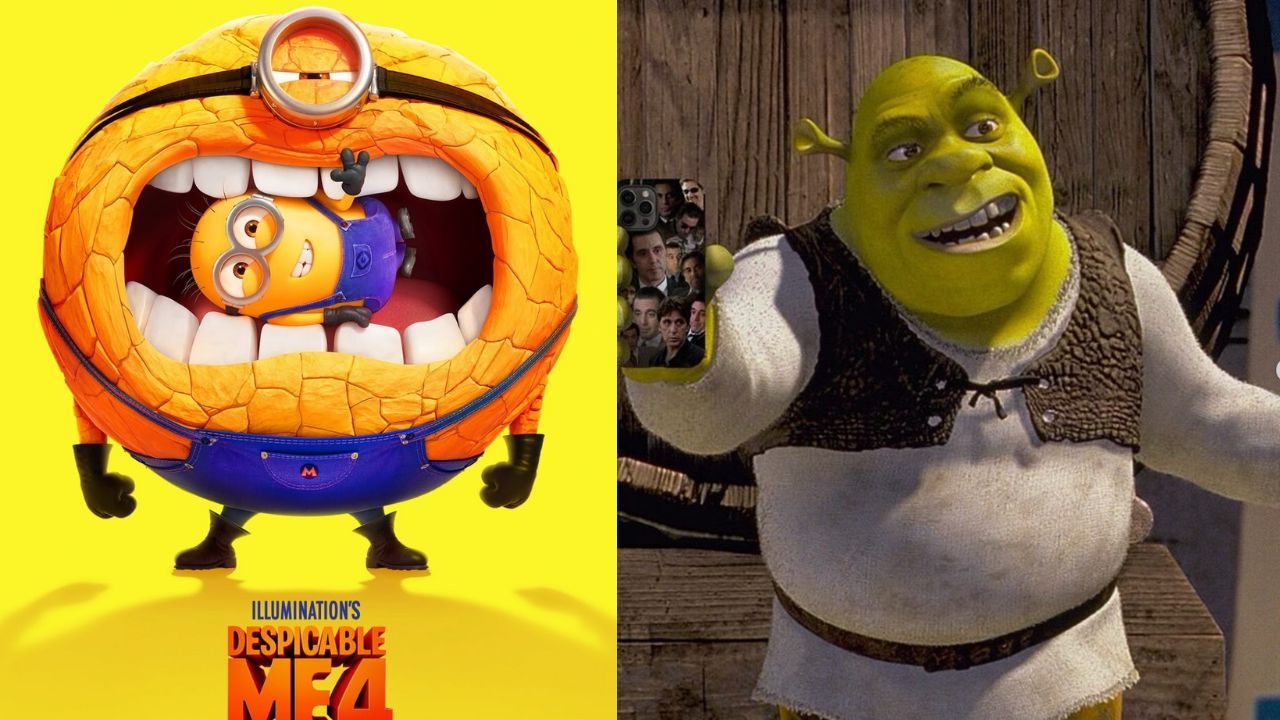 Minion 3 and Shrek 5 via Instagram @shrek and @minions