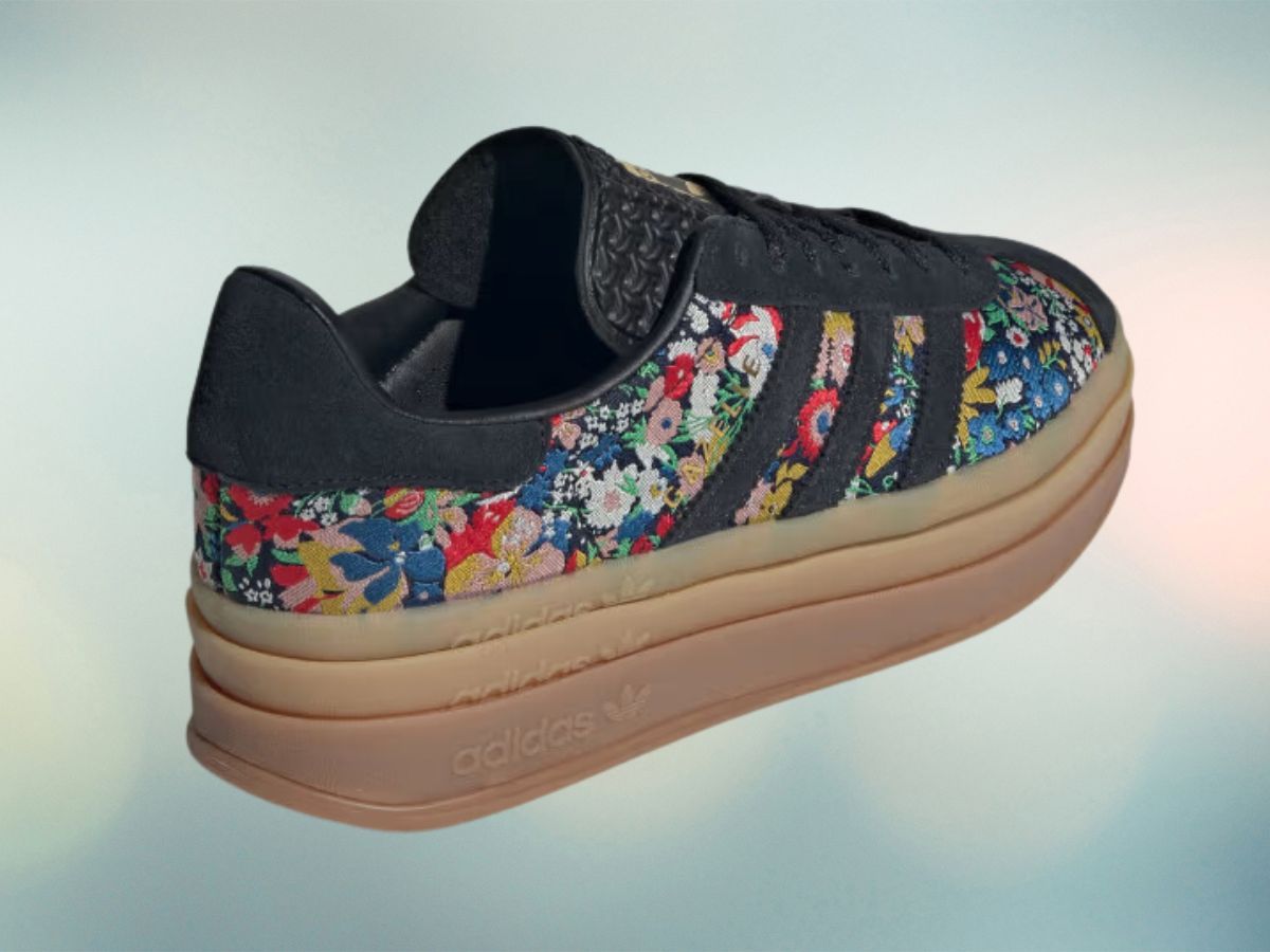 Adidas Gazelle Bold x Liberty London &quot;Black Floral&quot; (Image via Adidas)