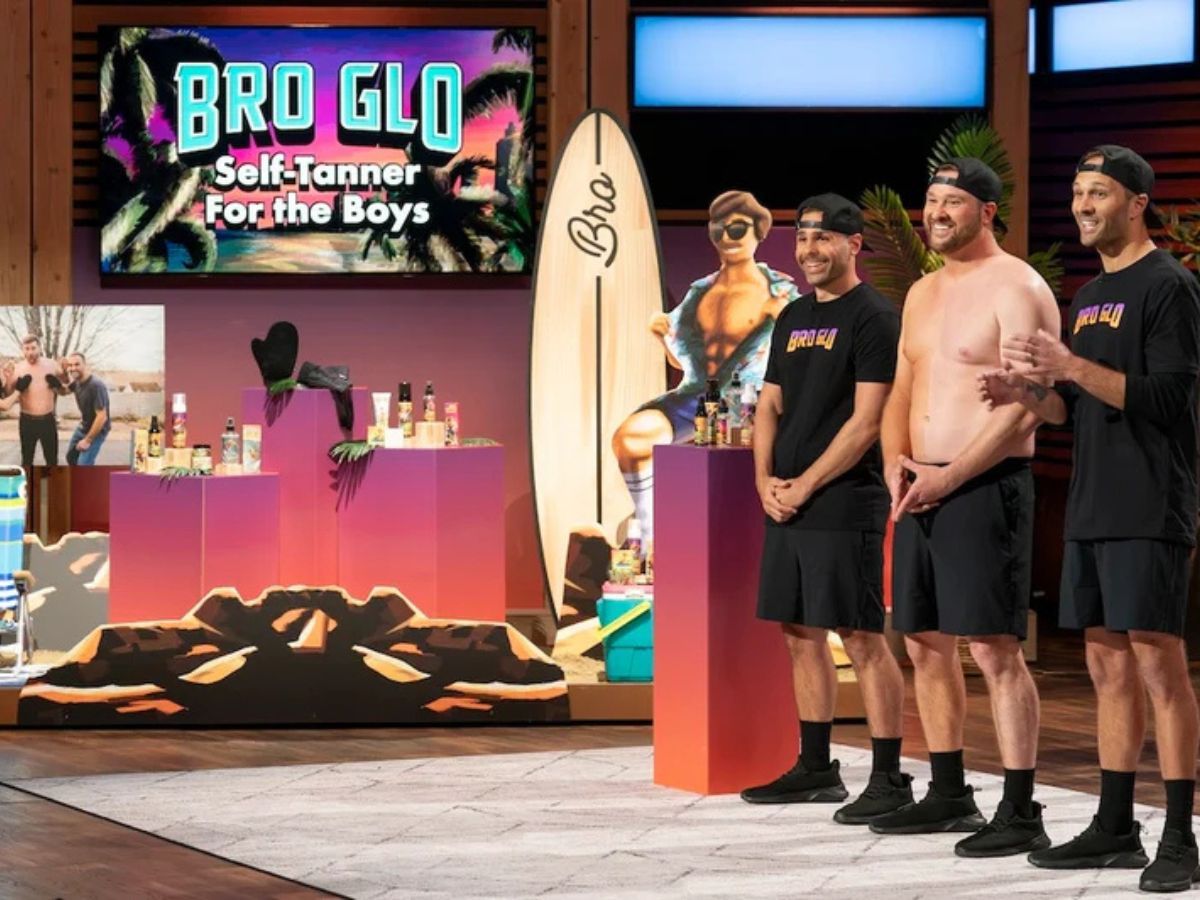 Bro Glo on Shark Tank (Image via Bro Glo)