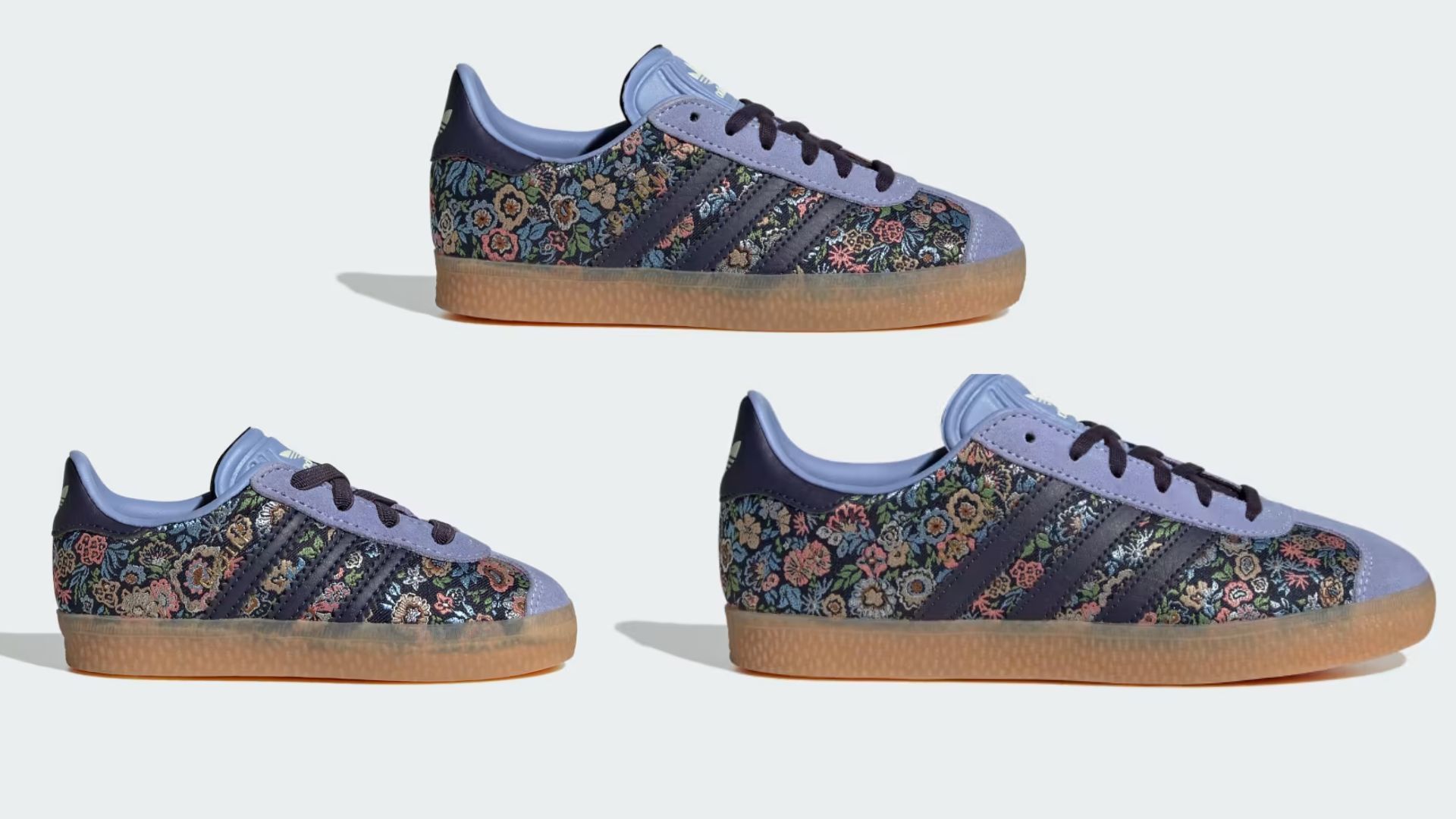 Gazelle x Liberty London Shoes (Image via Adidas)