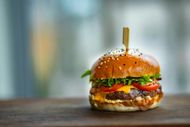 Generic Image of a burger. (Image via Pexels/@ Valeria Boltneva)