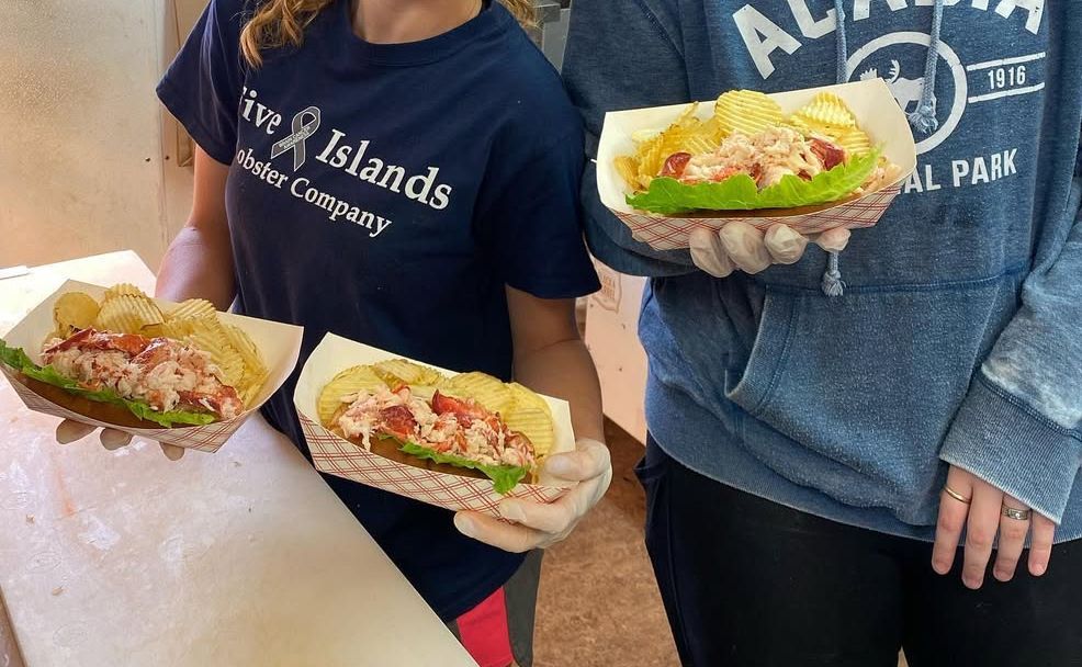 Lobster rolls from Five Islands Lobster Co. (image via Instagram/@fiveislandslobsterco)