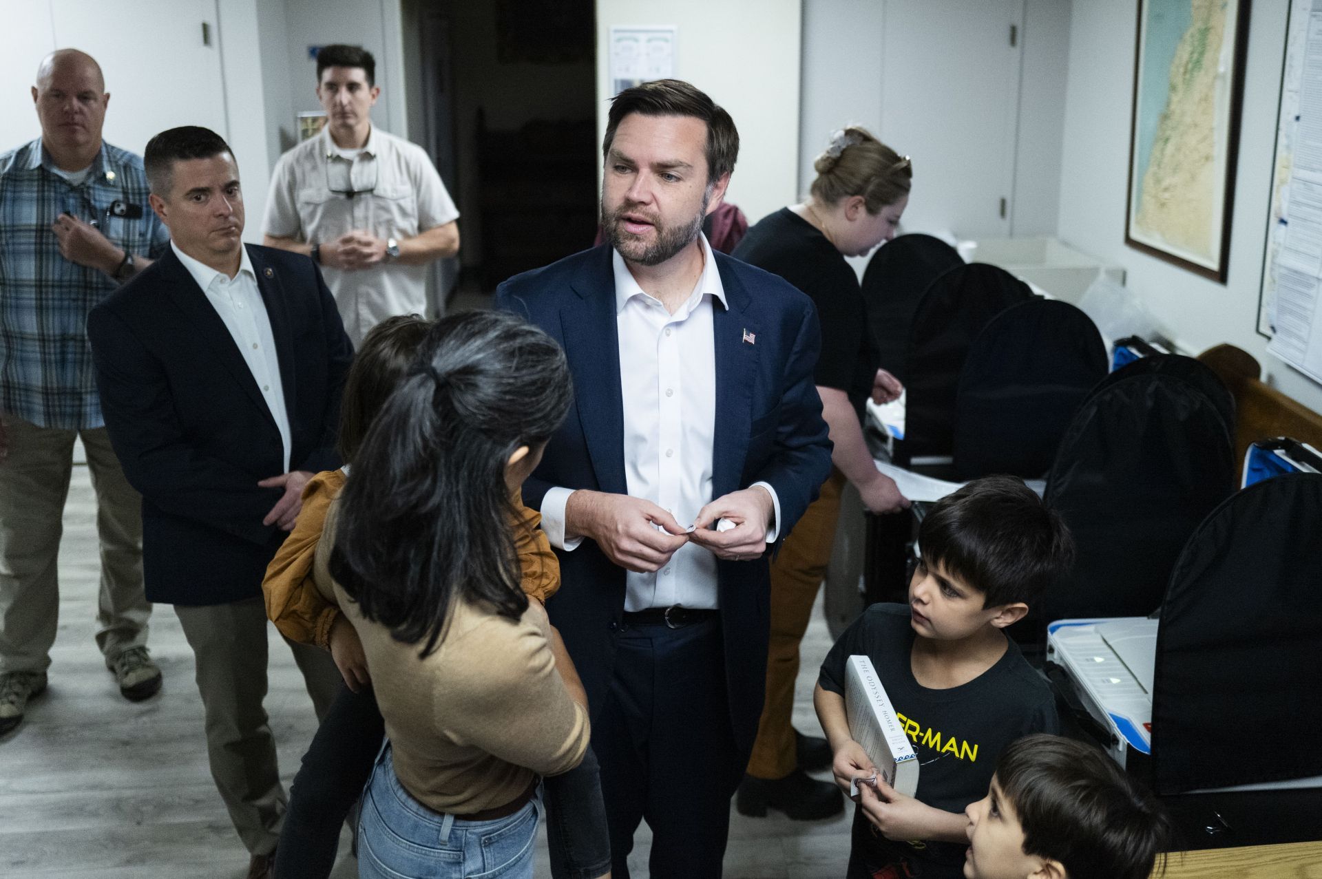 Republican Vice Presidential Nominee JD Vance Casts His Ballot In Cincinnati - Source: Getty