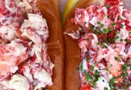 Lobster rolls from Bite into Maine. (Image via Instagram/@biteintomaine)