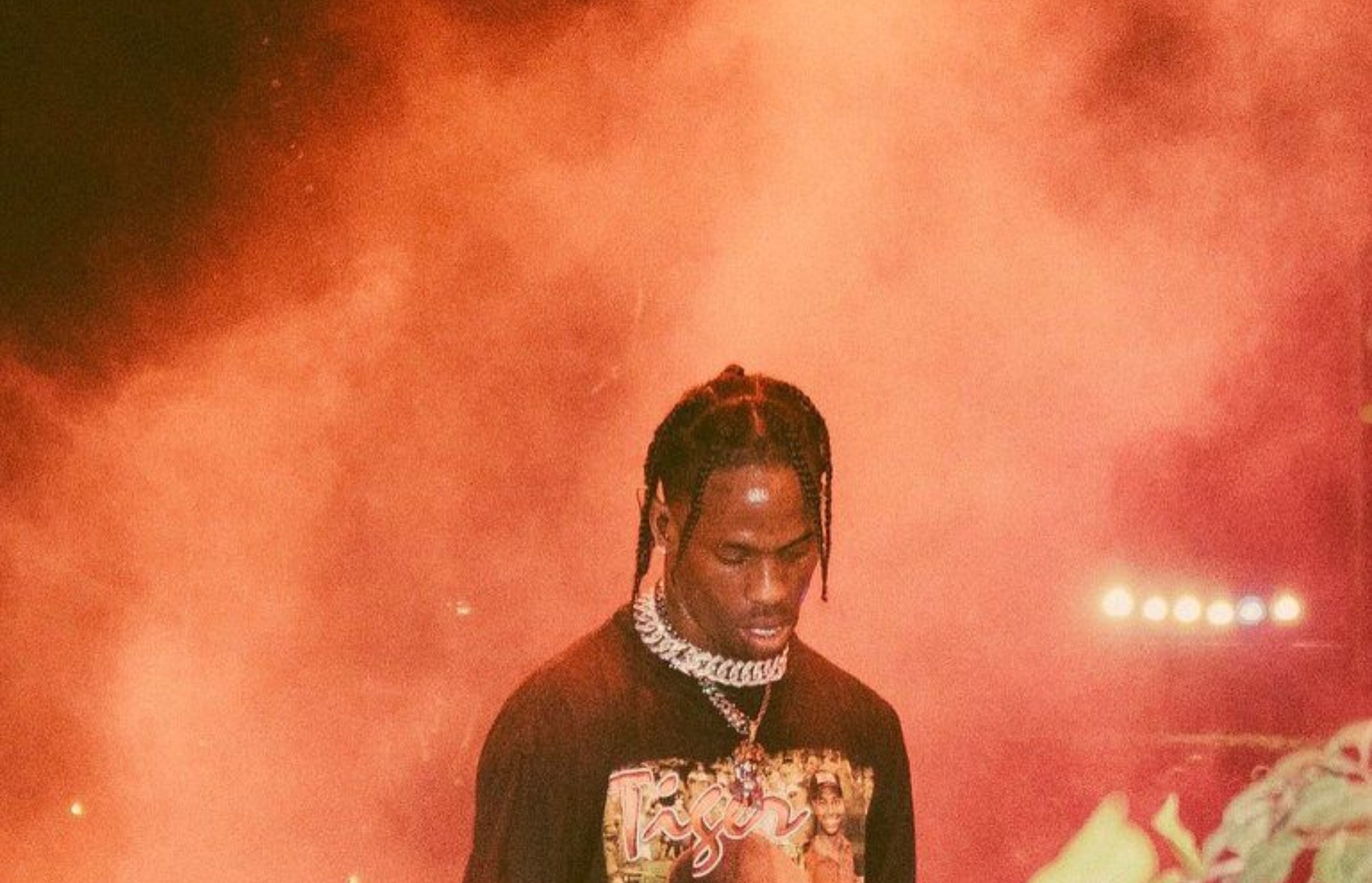 Internet reacts to Travis Scott smoking during WWE Raw Netflix Premiere