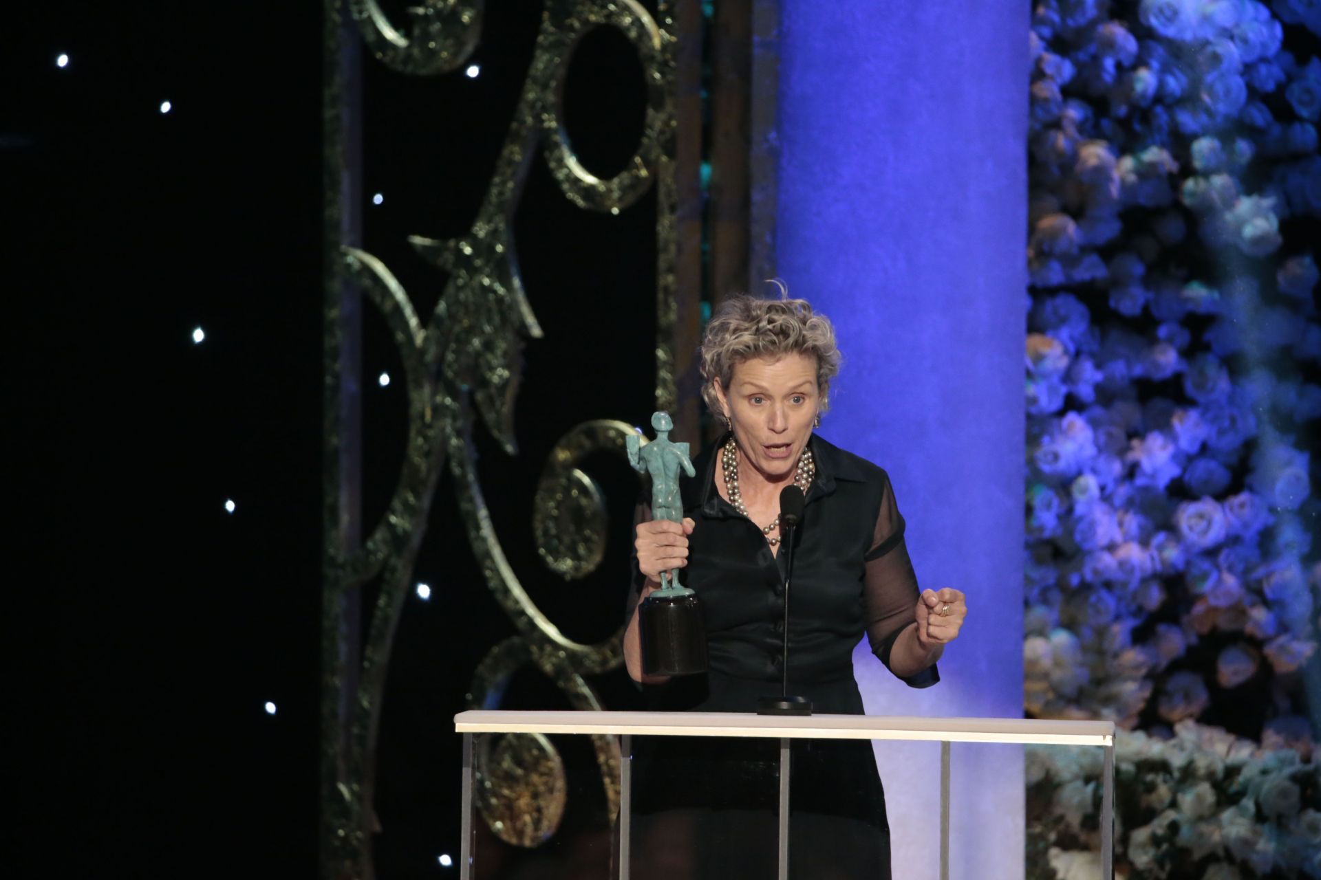 Frances McDormand at the 21st Annual Screen Actors Guild Awards - Source: Getty