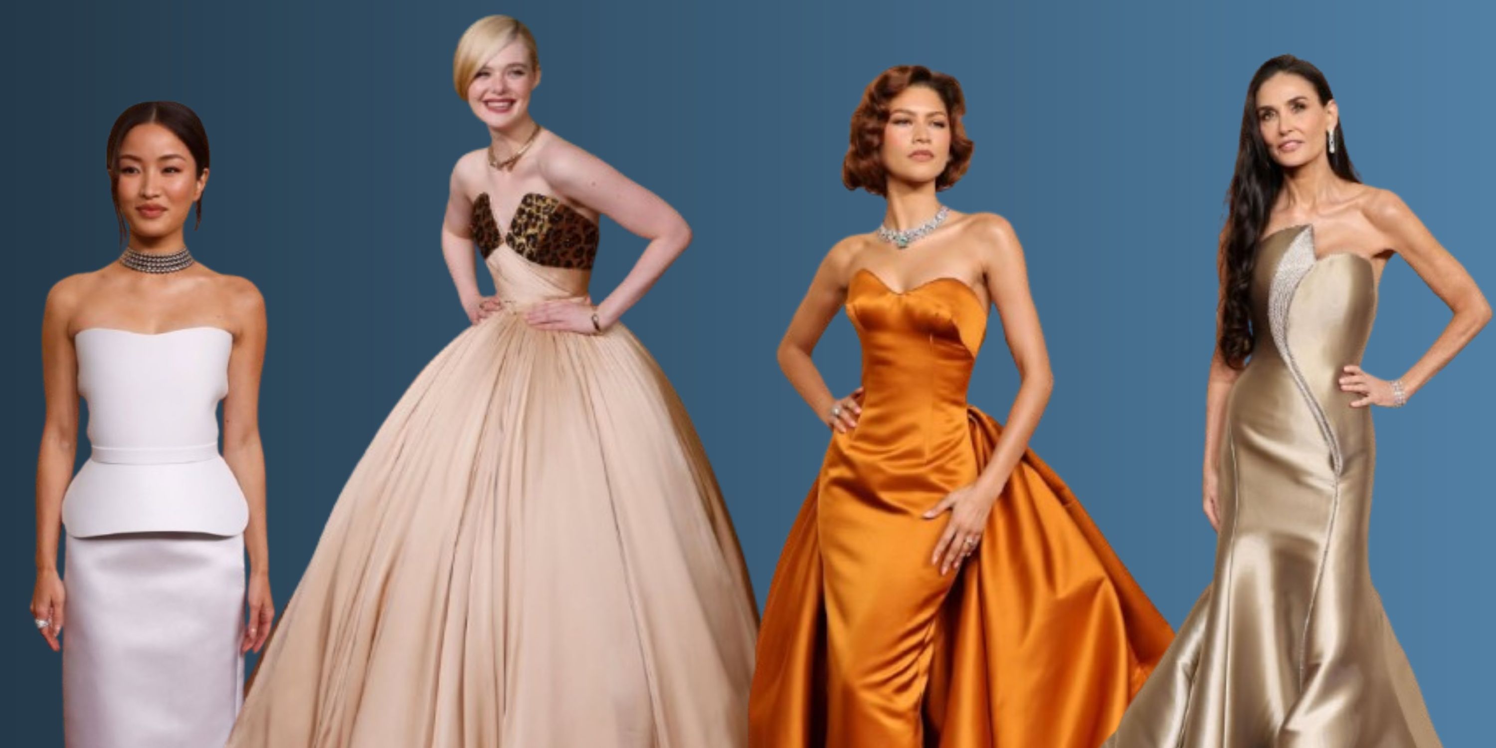 10 bestdressed females at the Golden Globes 2025 awards