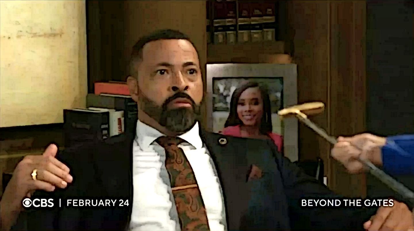 Bill (Timon Kyle Durrett) faces the wrath of his ex-wife on Beyond the Gates