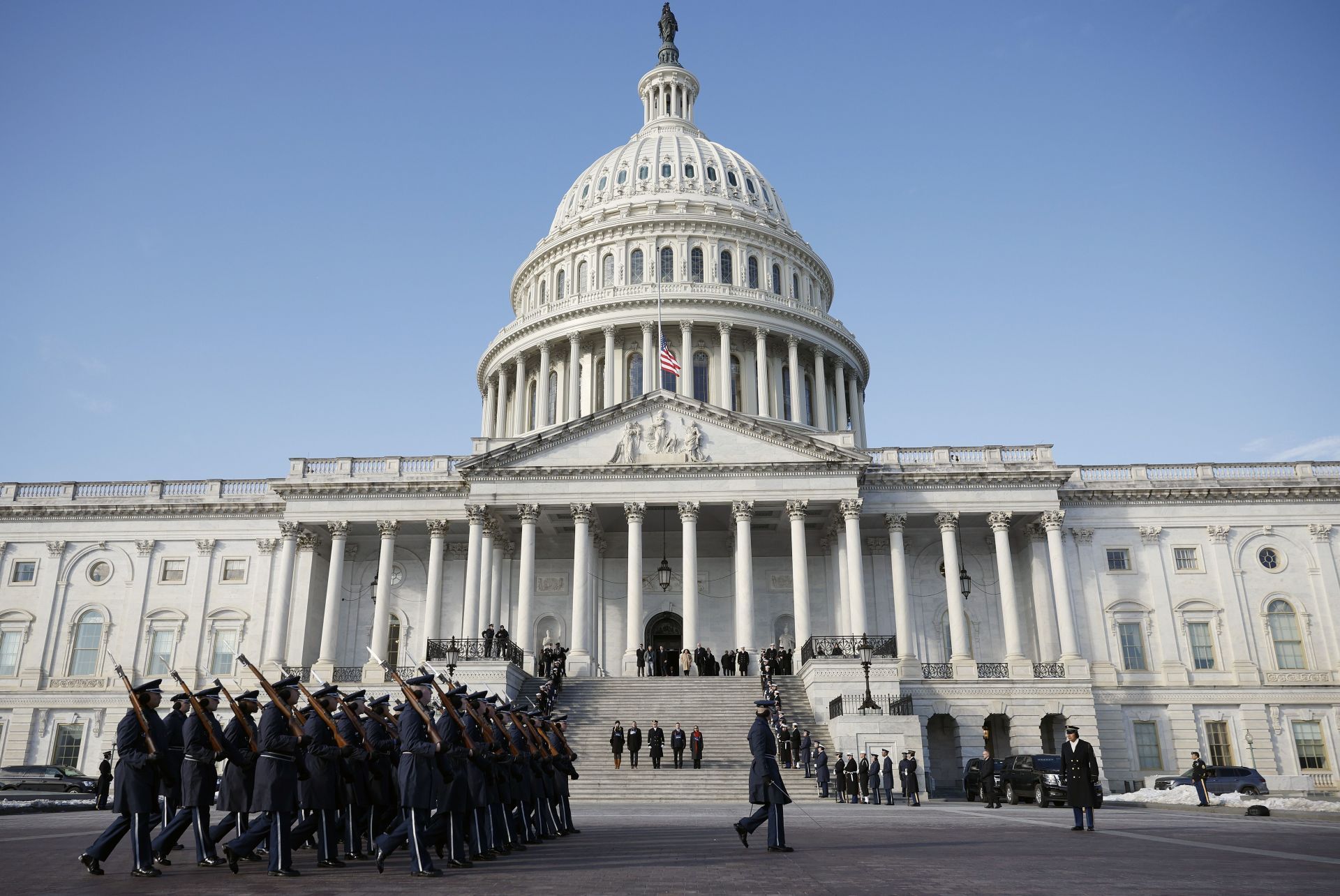 The 60th Inauguration Ceremony will take place on January 20th (Image via Kevin Dietsch/Getty Images)