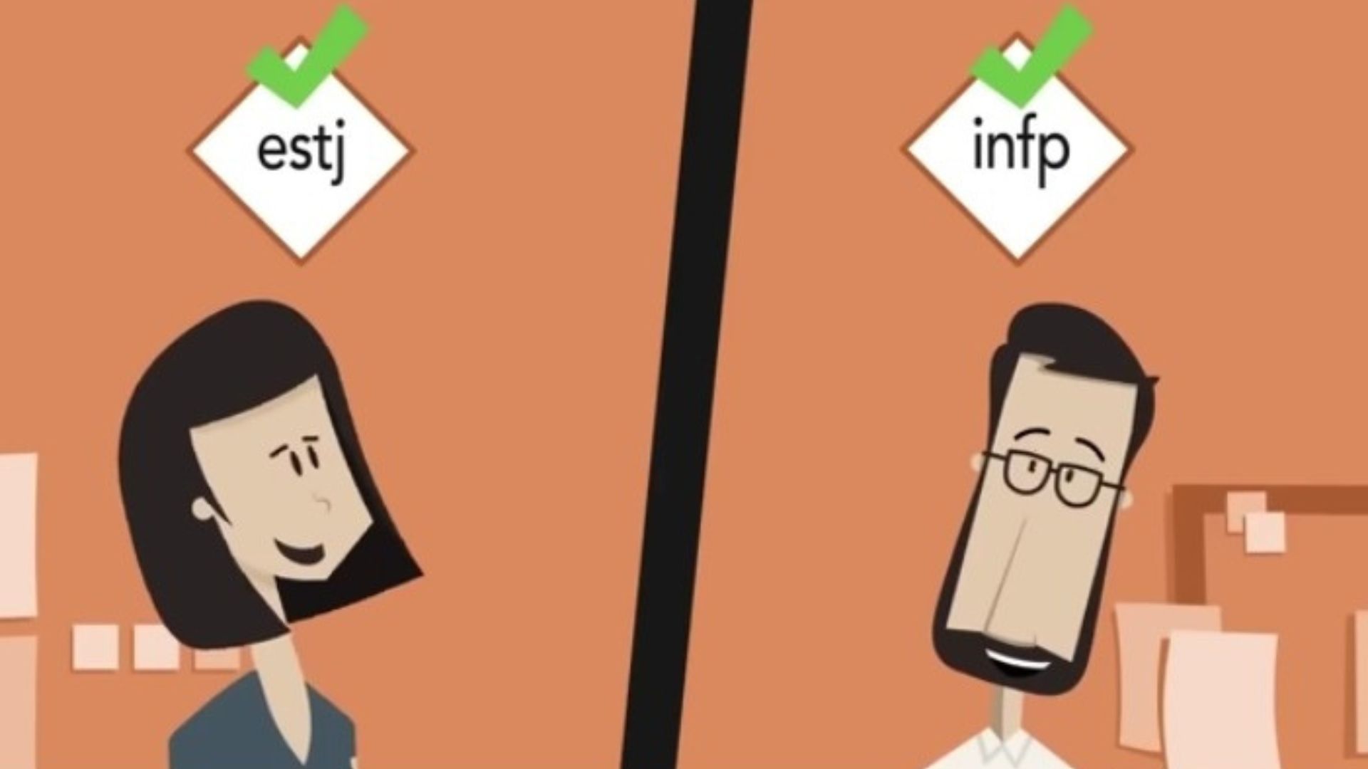 MBTI personality test (via the Myers-Briggs Company on YouTube)