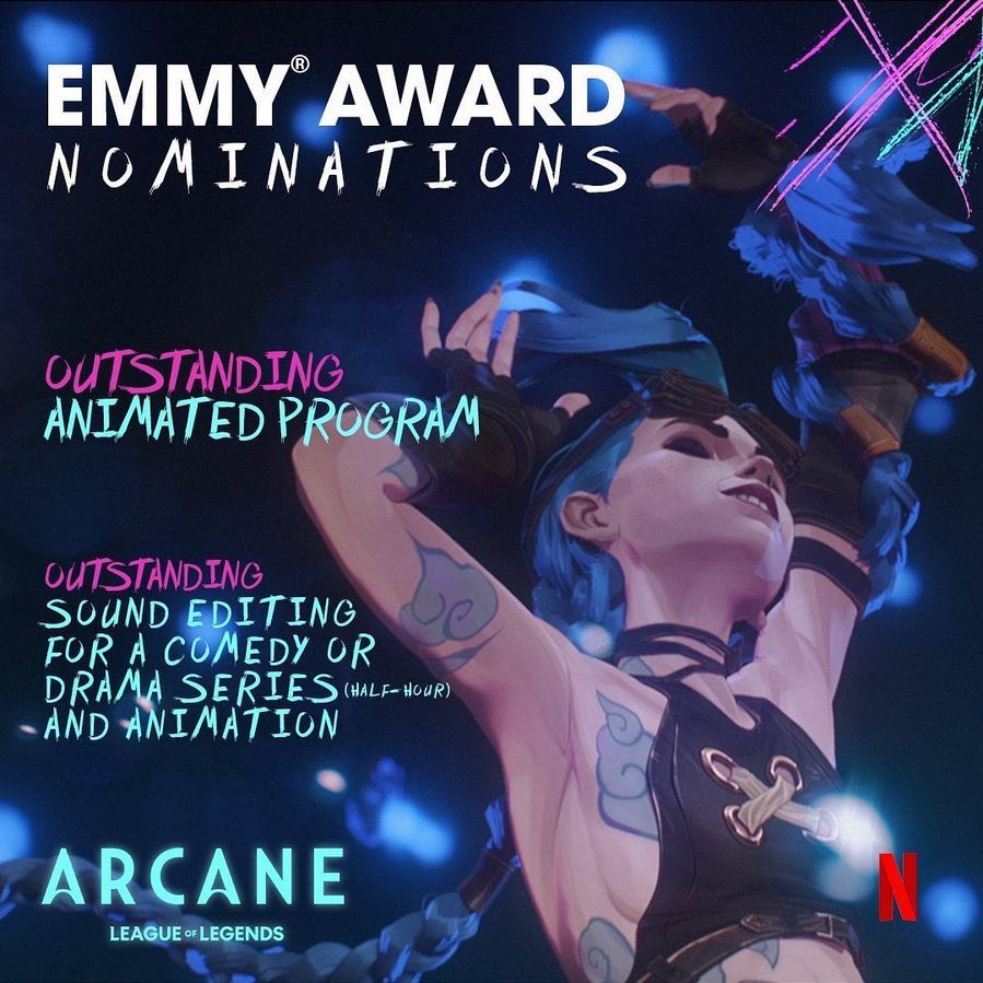 Emmy Nominations for Arcane | Source: Marc Merrill official account on Instagram