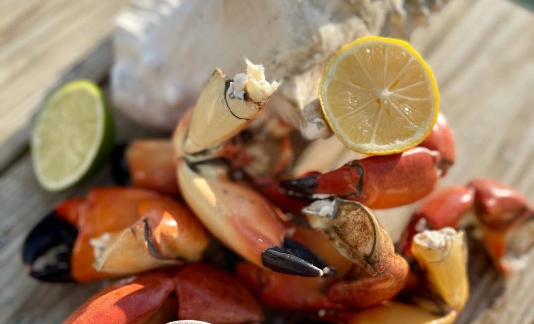 stone crab claws from Crosby&rsquo;s Fish &amp; Shrimp Co. (Image via Instagram/@crosbysfishshrimp)