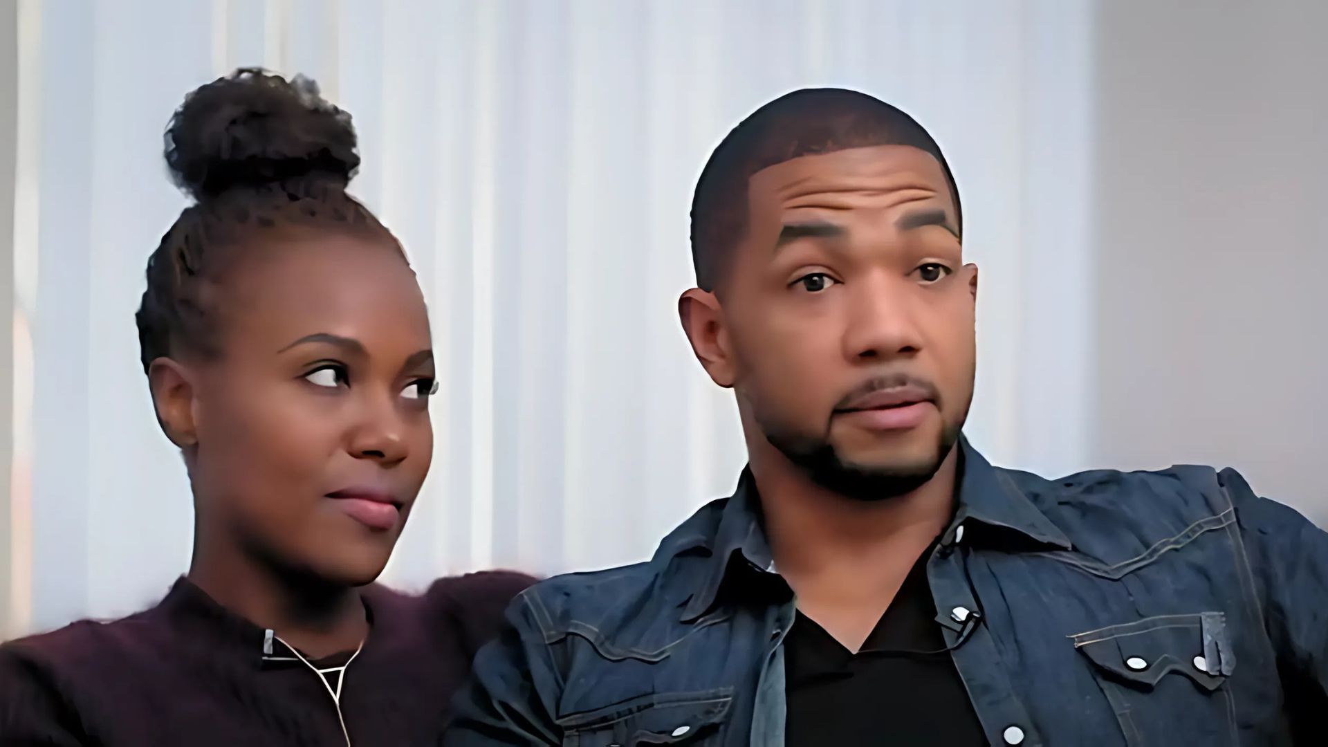 DeWanda Wise with her spouse Alano Miller on Black Love | Image source: Black Love on YouTube