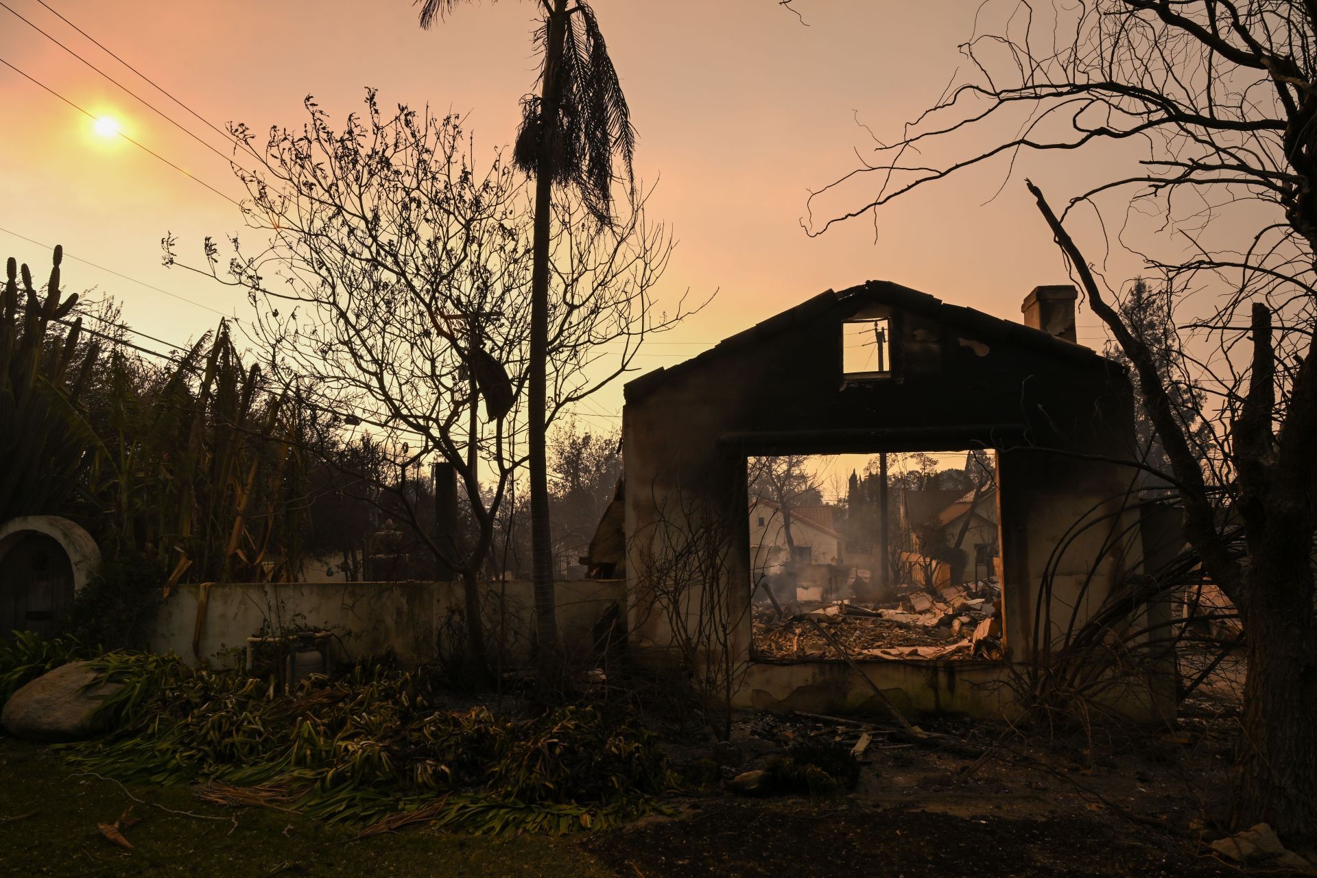 Eaton wildfire in Los Angeles - Source: Getty