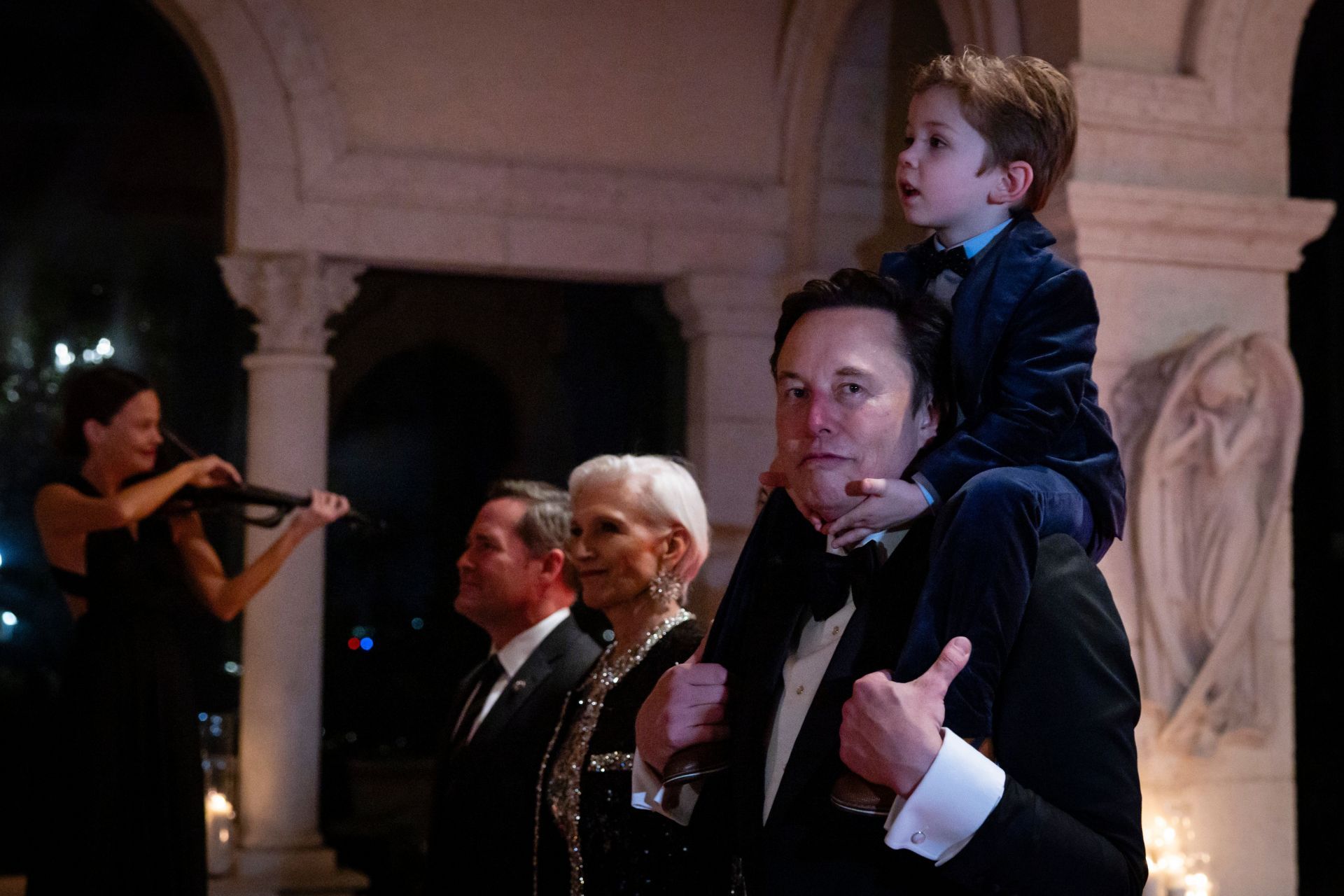 President-Elect Donald Trump Delivers Remarks On New Years Eve At Mar-A-Lago Club - Source: Getty