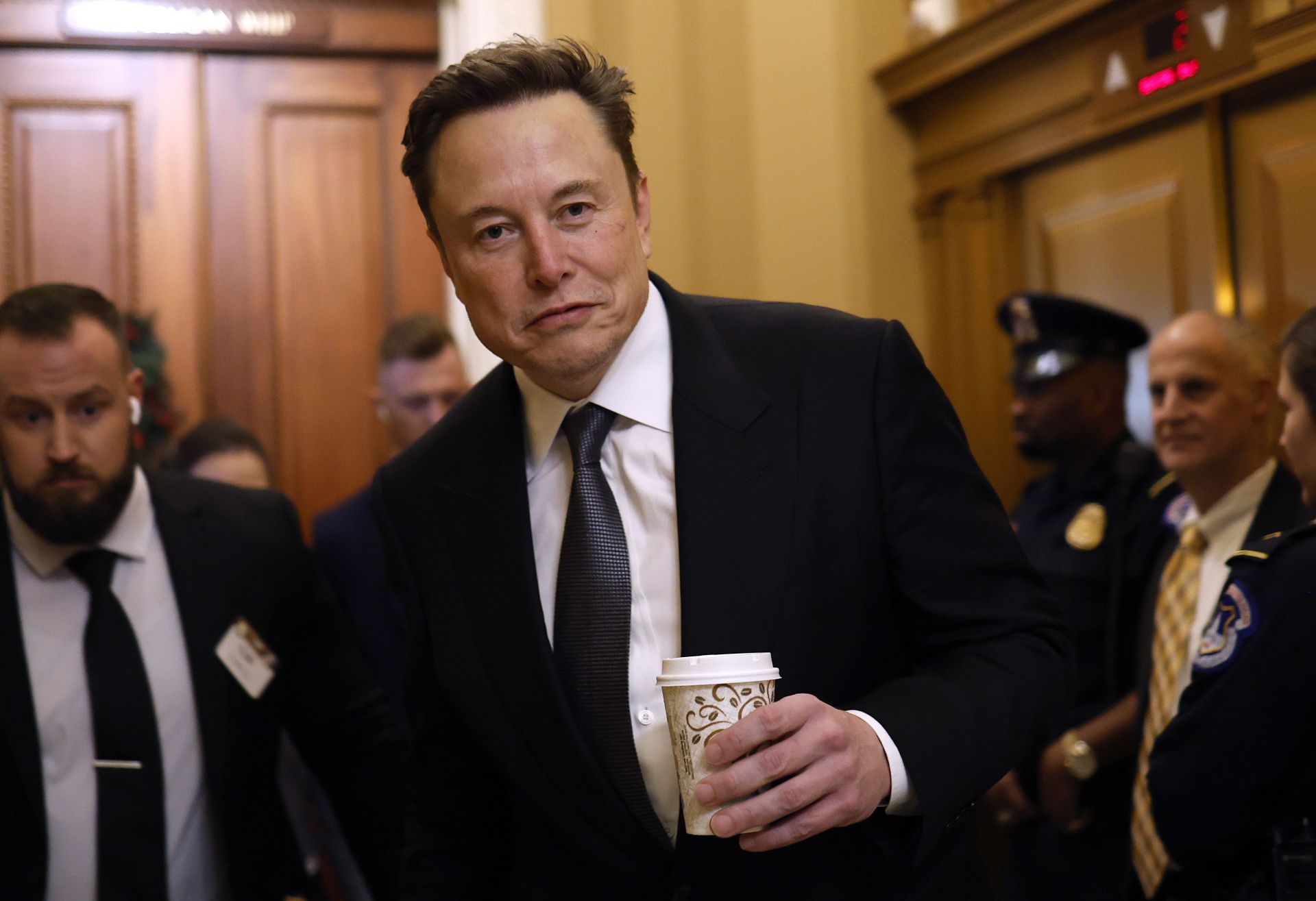 Elon Musk And Vivek Ramaswamy Visit Capitol Hill - Source: Getty