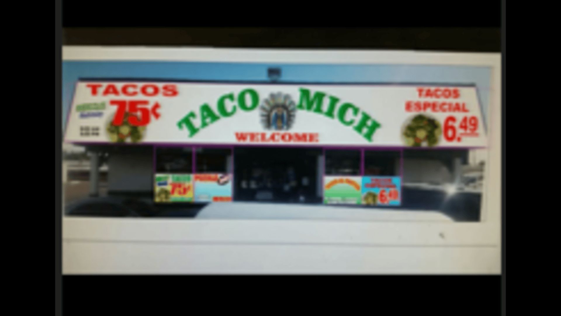 The Taco Mich Store (Image via Facebook/@Taco-mich)