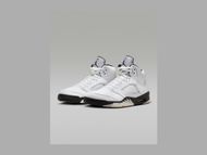 Air Jordan 5 Retro: White & Black sneakers (image via Nike)