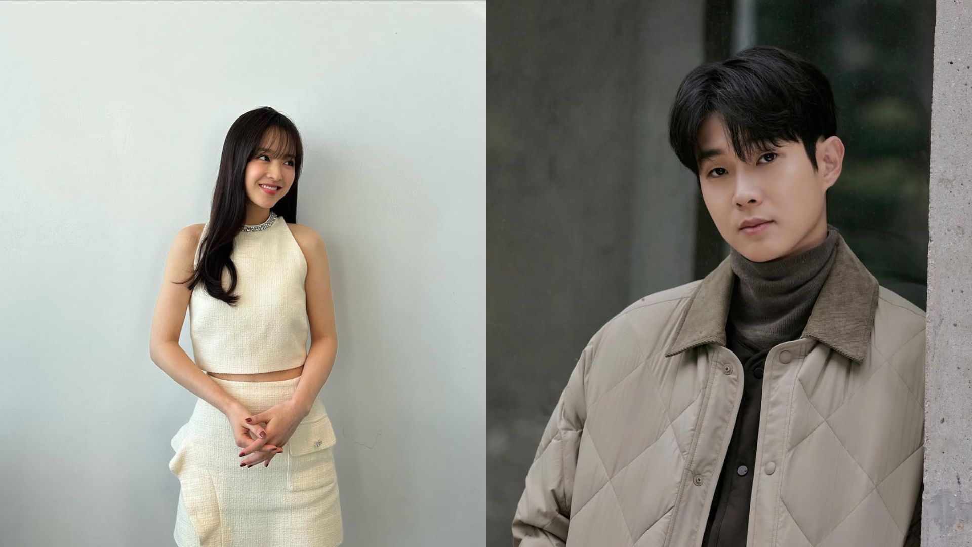 Park Bo Young, Choi Woo Shik, and other cast members of the upcoming Netflix romantic drama Melo Movie had a photo shoot for Elle Korea Magazine (Image via Instagram/@boyoung0212_official/@dntlrdl)