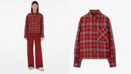 Check Wool Overshirt (Image via Burberry)
