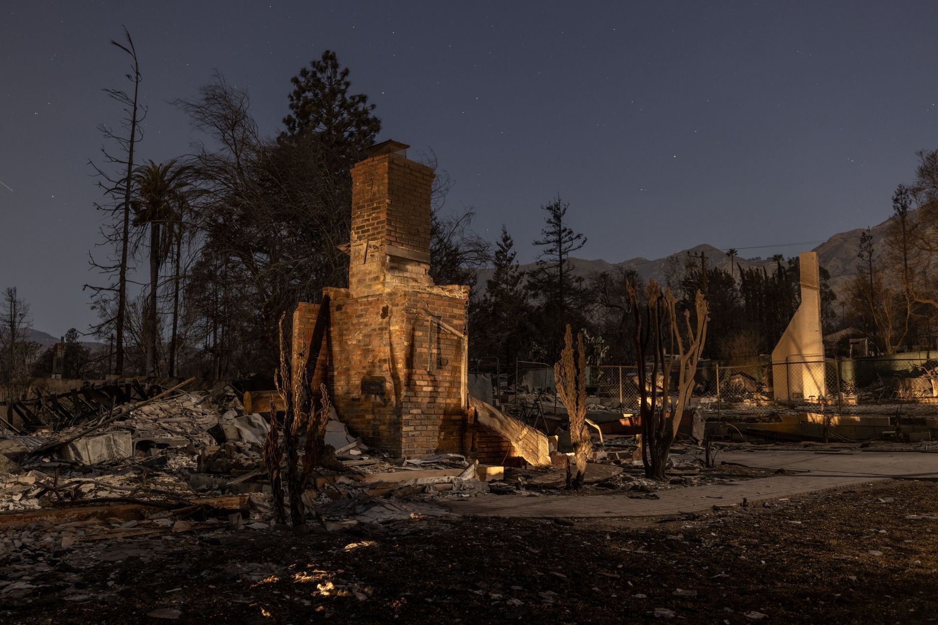 Powerful Winds Fuel Multiple Fires Across Los Angeles Area - Source: Getty