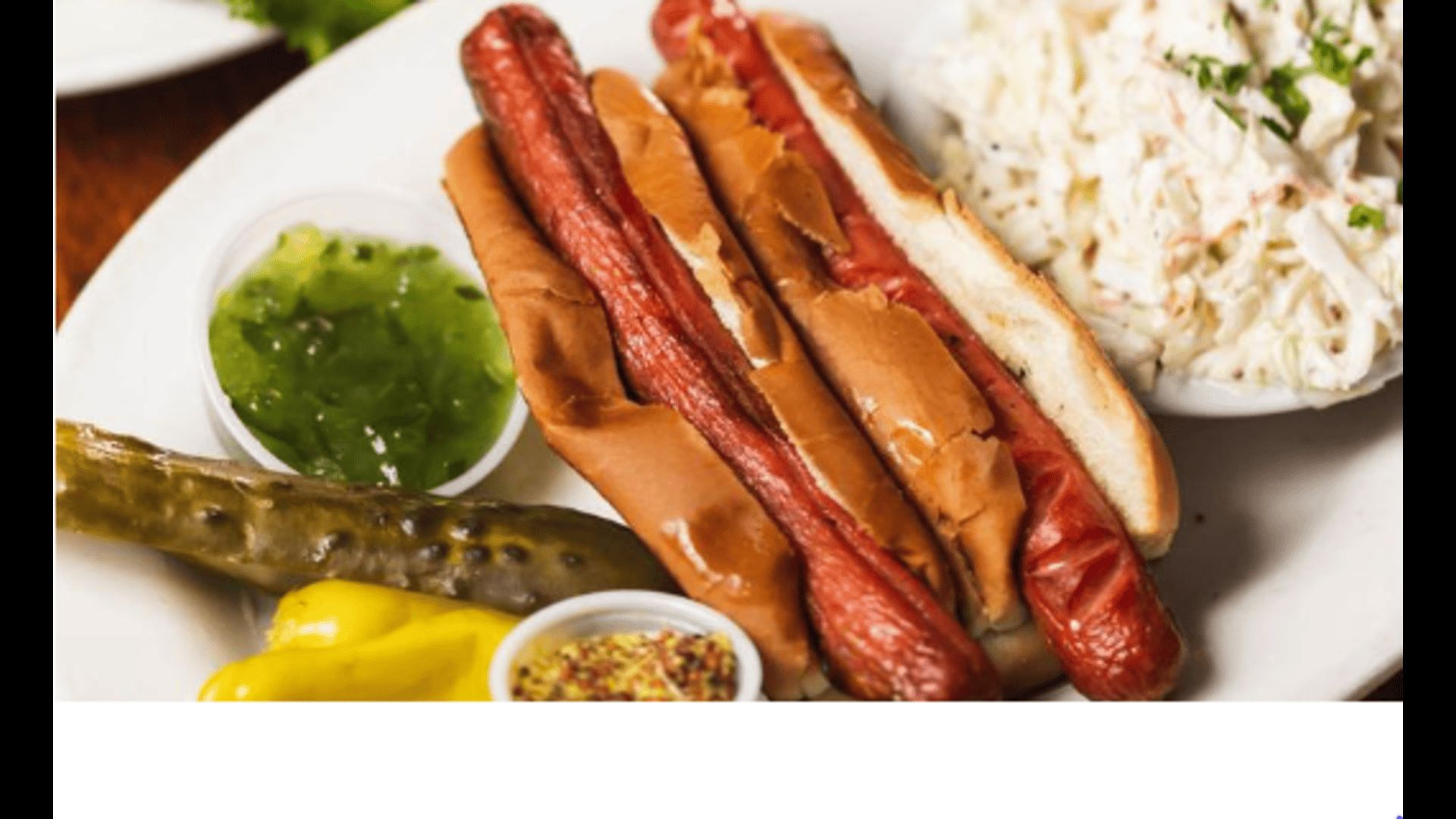 Hot dogs at Old Town Bar and Restaurant (Image via oldtownbarnyc.com)