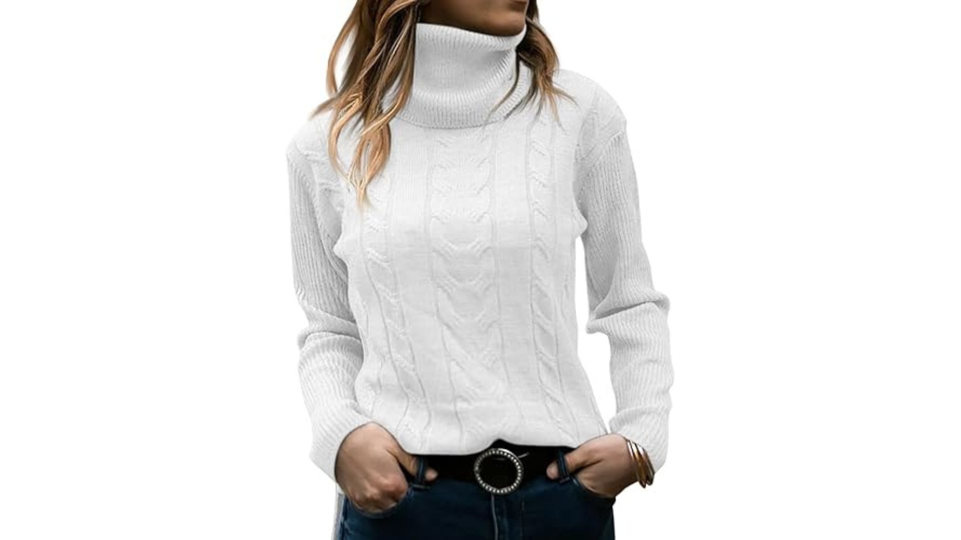 Langwyqu Women&#039;s Turtleneck Sweater