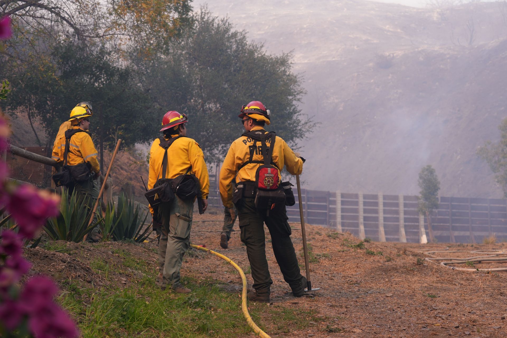 Wildfires in Mandeville Canyon, LA - Source: Getty