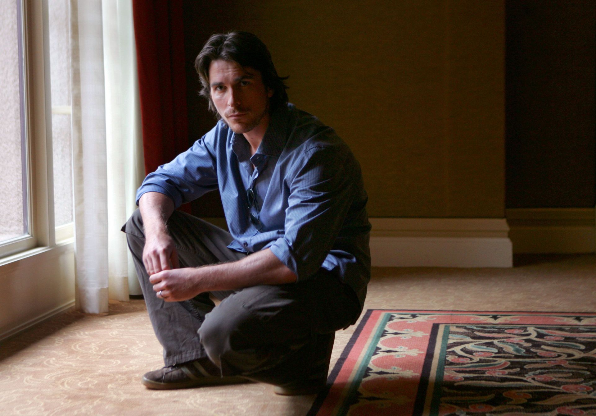 Actor Christian Bale at the the Ritz Carlton Huntington hotel Sunday in Pasadena October 15, 2006. - Source: Getty