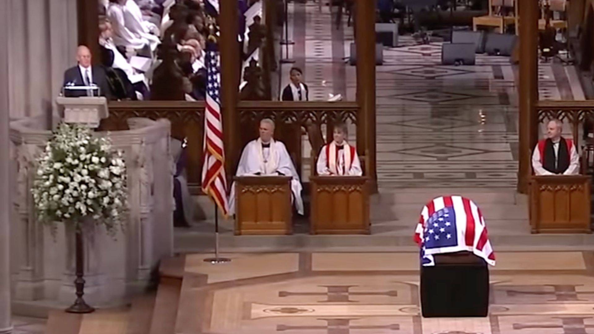  Steven Ford delivers presidential eulogy | Image: YouTube