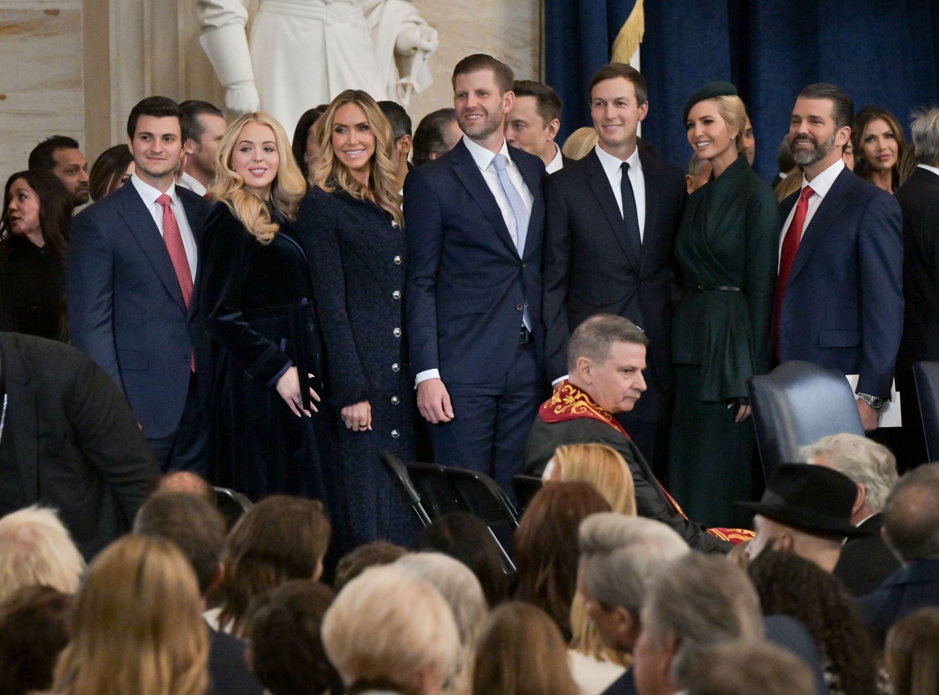 WASHINGTON, DC - JANUARY 20: Michael Boulos, Tiffany Trump, Lar - Source: Getty