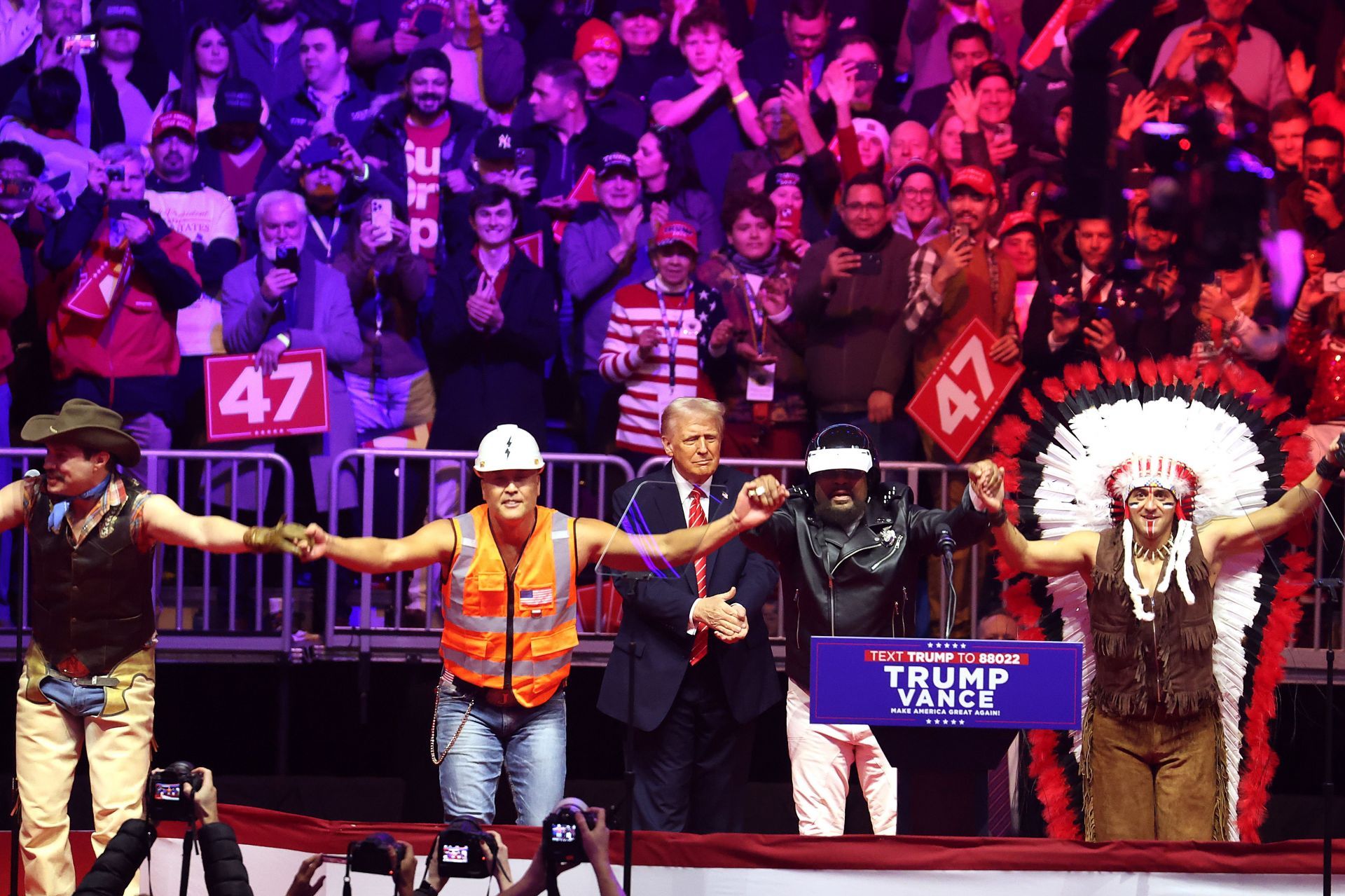 Donald Trump Holds Victory Rally In Washington DC On Eve Of Inauguration - Source: Getty