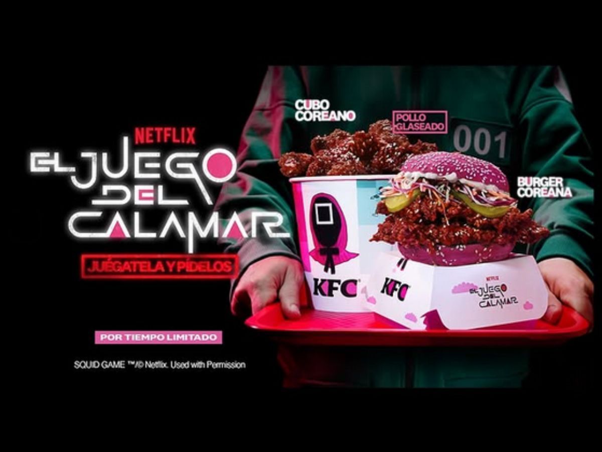 KFC x Netflix x Squid Game (Image via Instagram/KFC Espa&ntilde;a)