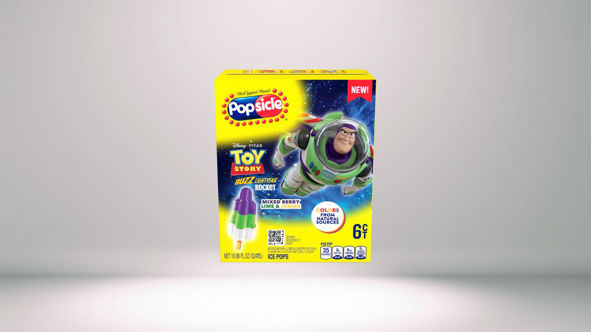 Buzz Lightyear Rocket ice pops (Image via Popsicle)