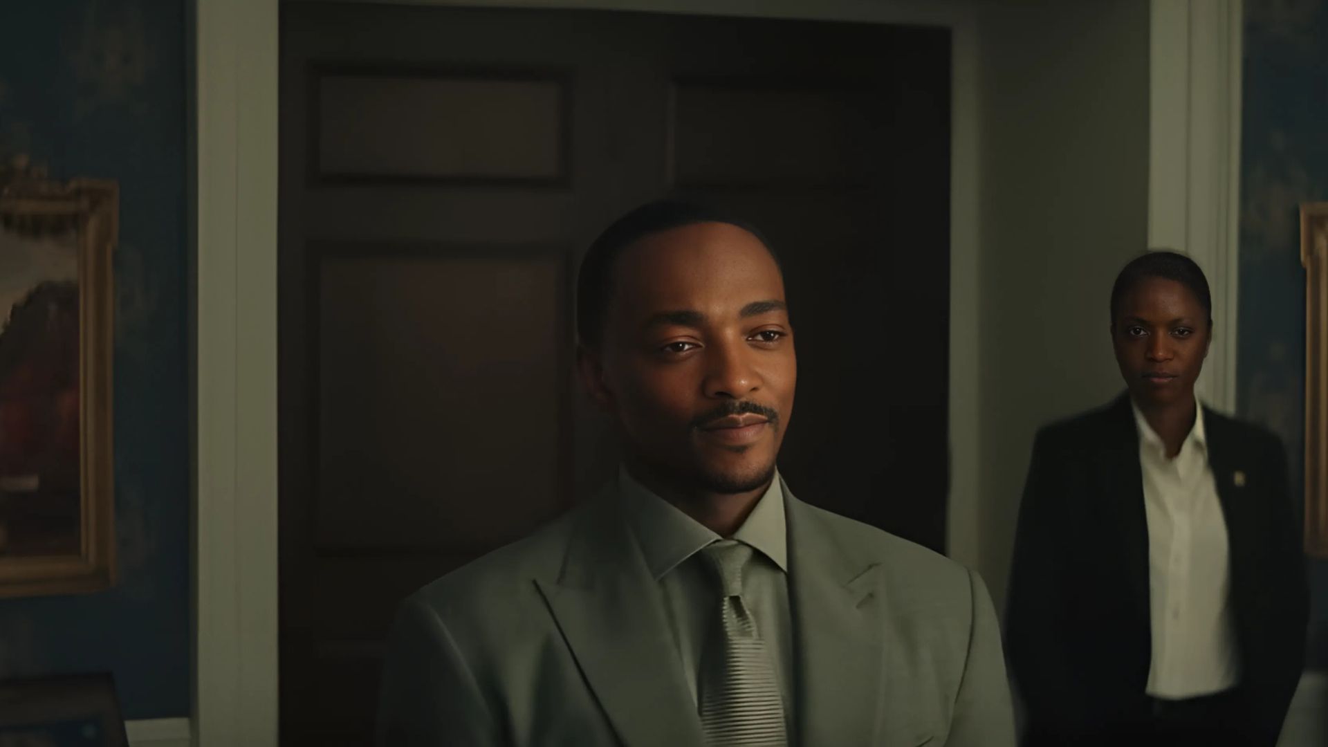 Anthony Mackie in an official teaser for Captain America: Brave New World (Image via. Marvel Entertainment)