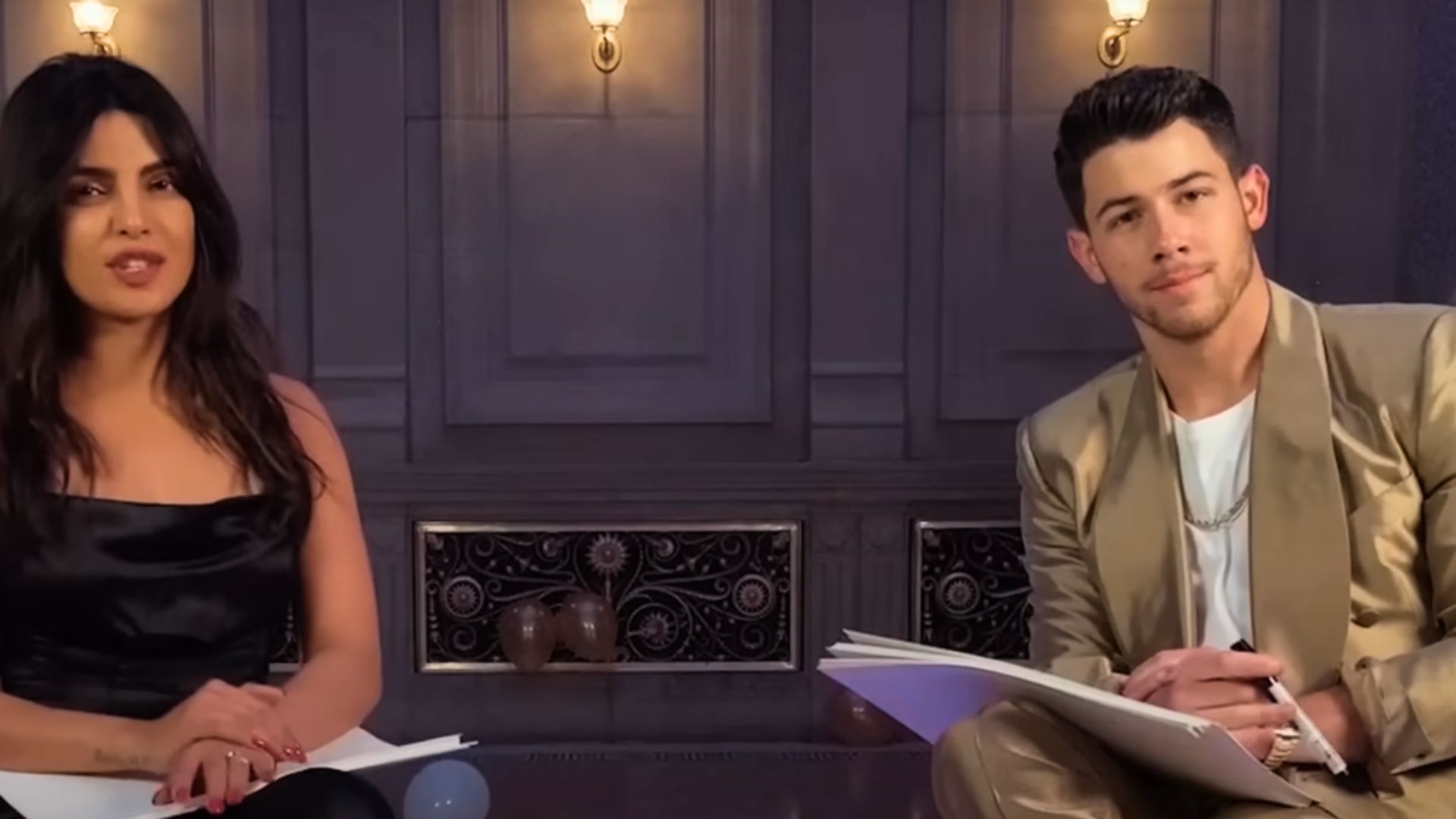 Priyanka Chopra and Nick Jonas | Image Via: Vogue