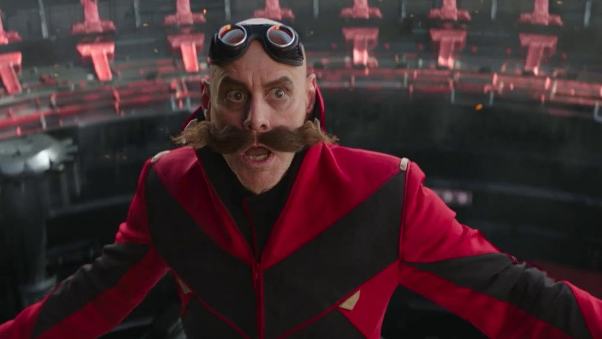 Jim Carrey as Dr. Ivo Robotnik (Image via Paramount Pictures)