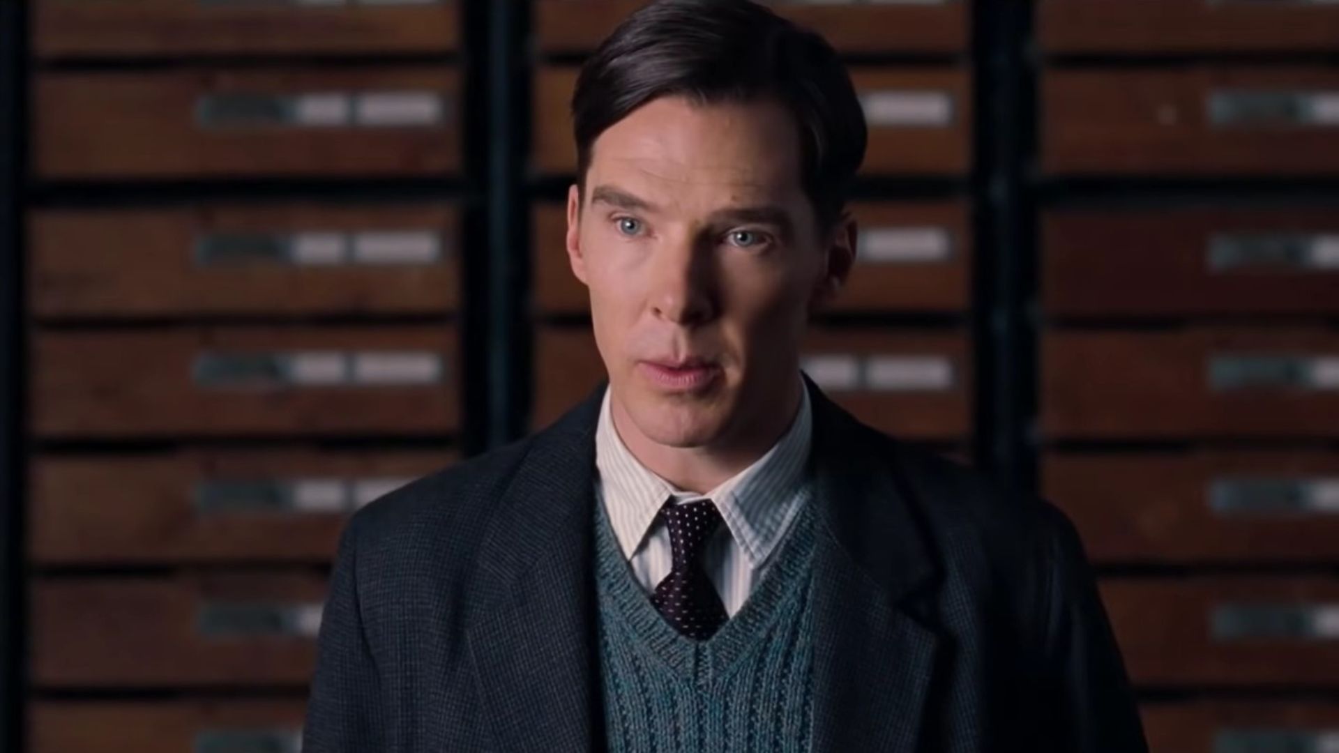 Benedict Cumberbatch in The Imitation Game| Image via Black Bear Pictures