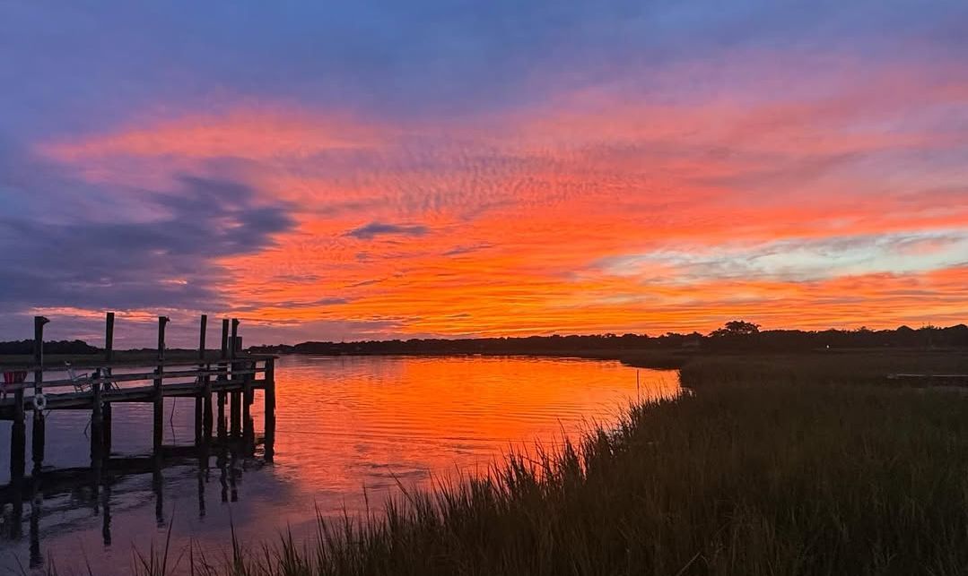 View from Bowens Island Restaurant. (Image via Instagram/@bowensislandrestaurant)