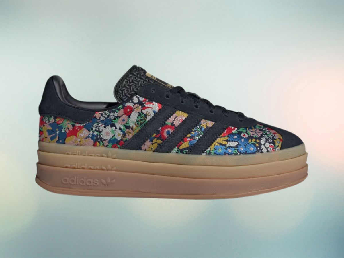 Adidas Gazelle Bold x Liberty London &quot;Black Floral&quot; (Image via Adidas)