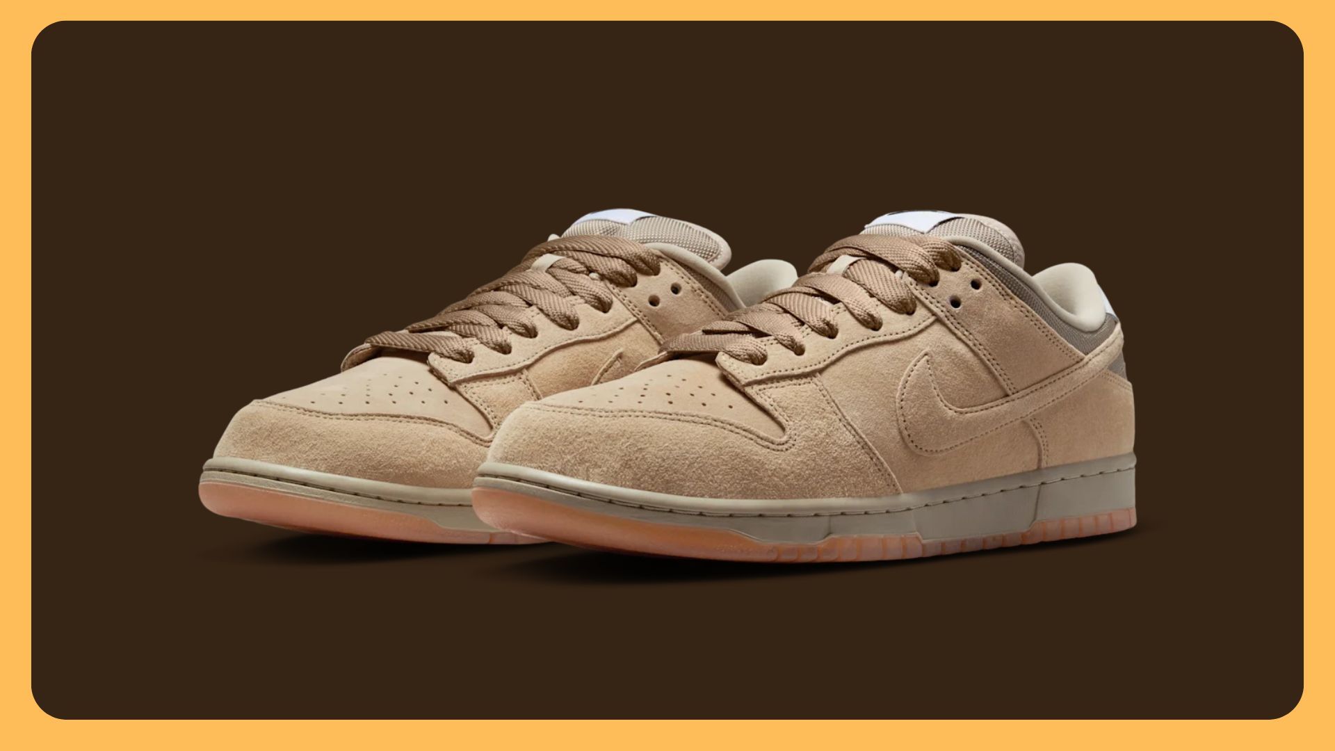 Nike SB Dunk Low Pro B &ldquo;Parachute Beige&rdquo; sneakers (Image via Nike)