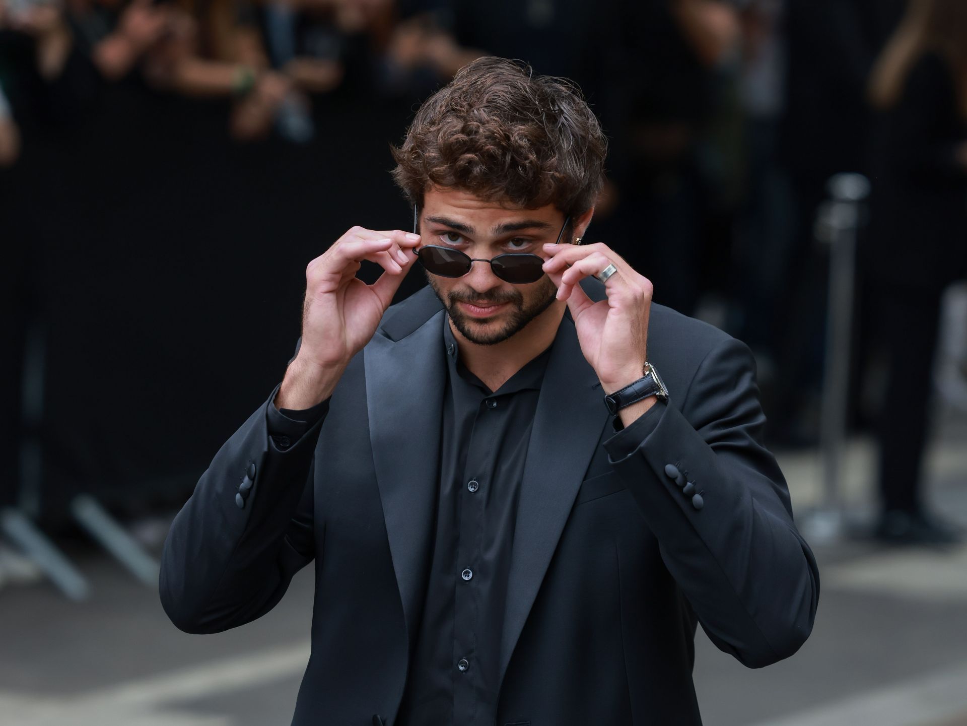 Giorgio Armani Priv&eacute; : Outside Arrivals - Paris Fashion Week - Haute Couture Fall/Winter 2023/2024 - Source: Getty