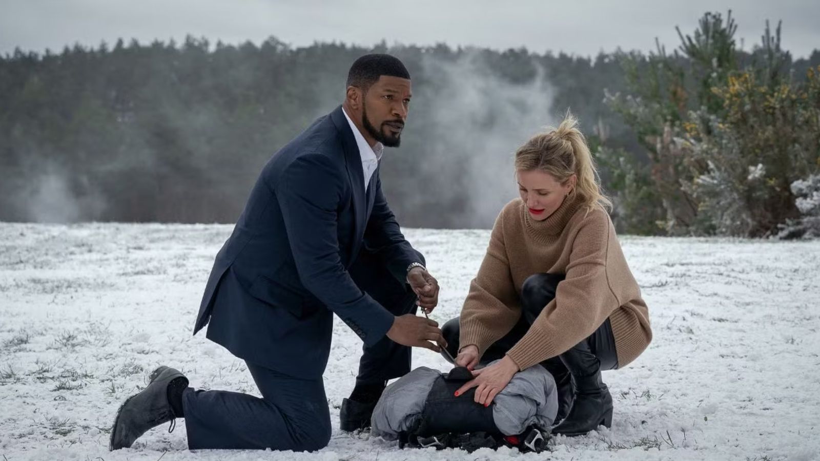 Cameron Diaz and Jamie Foxx in Back In Action (Image via Youtube @/Netflix)