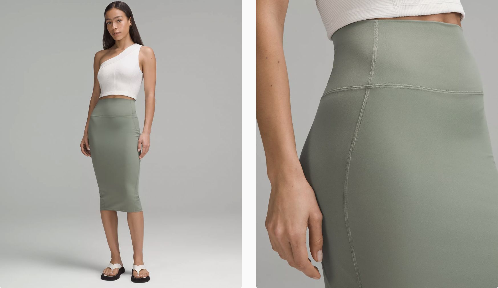 This high-rise skirt is versatile. (Image via Lululemon)