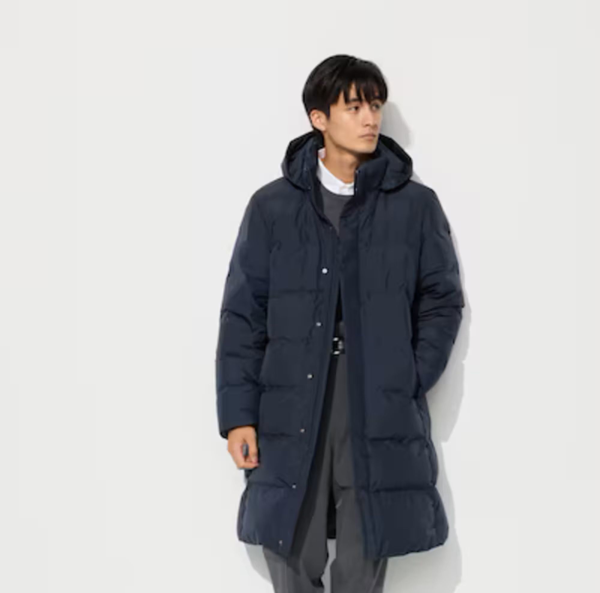 Men's coat (Image via UNIQLO)