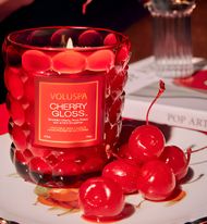 Cherry Gloss Classic Candle(image via voluspa.com)