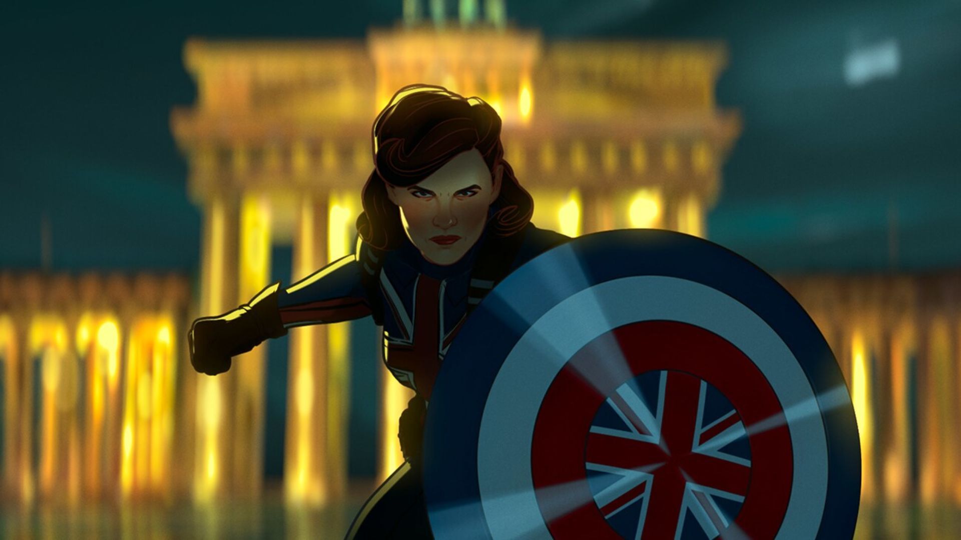 Peggy Carter as Captain America | Image via Disney+