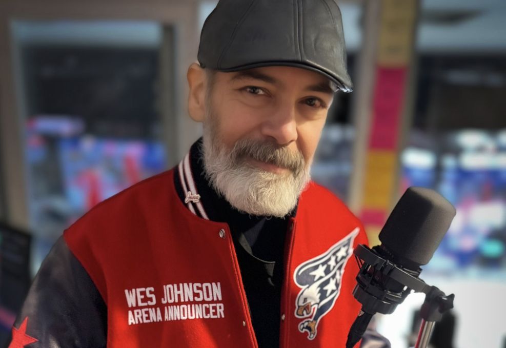 Wes Johnson Arena Announcer for Washington Capitals (Image via X / @WesJohnsonVoice)